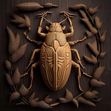 3D модель Myrmosa nigrofasciata (STL)